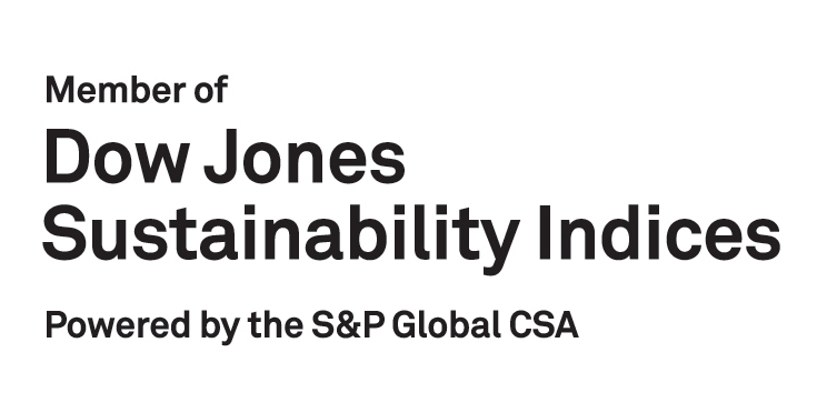 Member of Dow Jones Sustainability Indices Powered by the S&P Global CSA